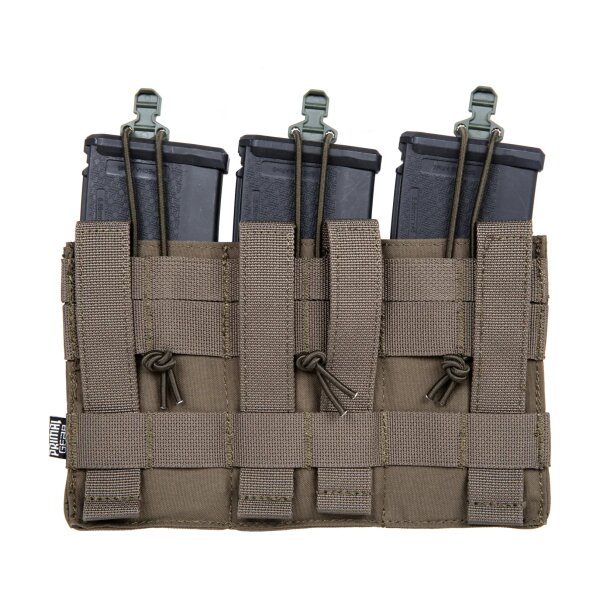 asgbox.pl - Potrójna uniwersalna ładownica na magazynki Primal Gear Ranger Green