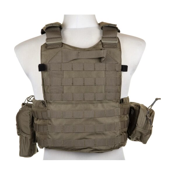 asgbox.pl - Kamizelka Plate Carrier Emerson Gear 6094A Style z zestawem ładownic Ranger Green