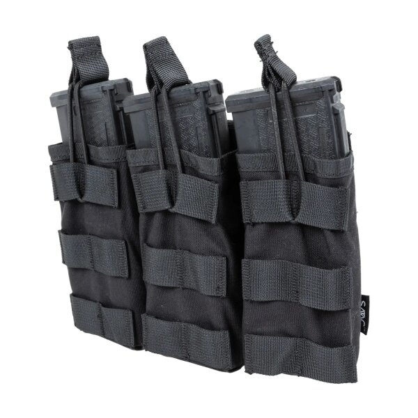 asgbox.pl - Potrójna ładownica typu Open na magazynki  M4/M16 Specna Arms Tactical Czarny