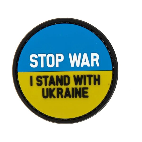 asgbox.pl - Naszywka STOP WAR - STAND WITH UKRAINE
