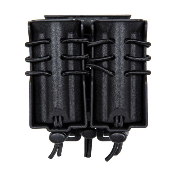 asgbox.pl - Ładownica na 2 magazynki 9mm i magazynek M4/M16 Wosport Urban Assault Quick Pull Czarny