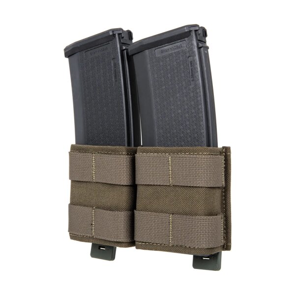 asgbox.pl - Podwójna ładownica otwarta na magazynki 5.56 mm Wosport Ranger Green