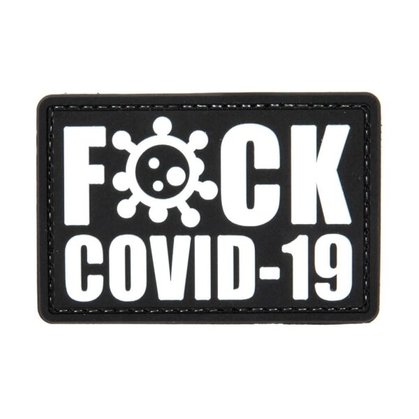 asgbox.pl - Naszywka 3D - COVID-19 - biała
