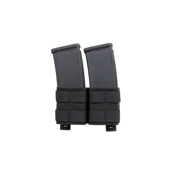 asgbox.pl - Podwójna ładownica otwarta na magazynki 5.56 mm Wosport Czarna