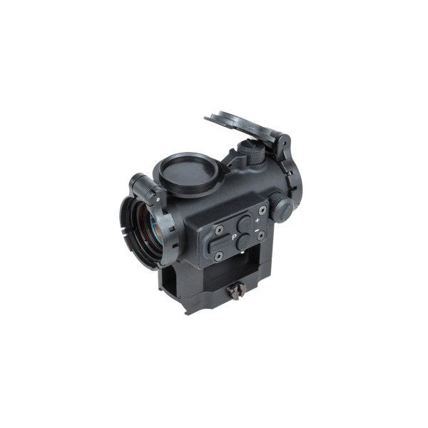 asgbox.pl - Kolimator ZV-1 JJ Airsoft z wysokim/niskim montażem QD Czarny