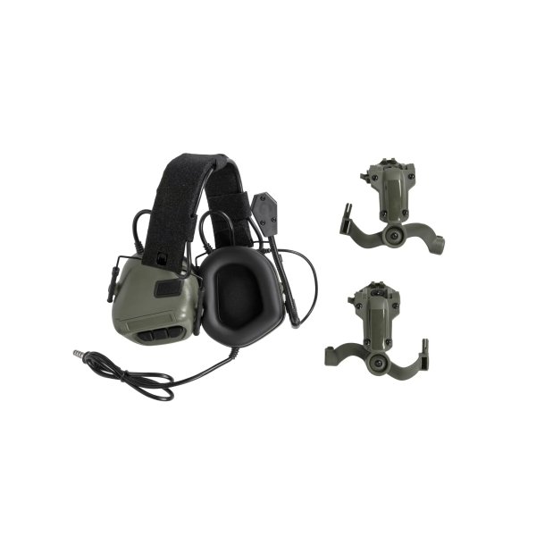 asgbox.pl - Taktyczne słuchawki Gen. 5 Wosport HD-19 Oliwkowe