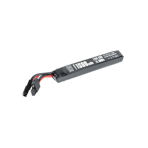asgbox.pl - Akumulator Li-Po Specna Arms x Gens Ace 1500 mAh 25C 2S1P 7.4V Tamiya mini G-Tech