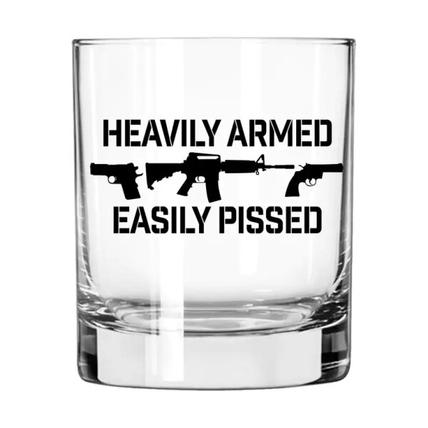asgbox.pl - Szklanka do Whisky - HEAVILY ARMED