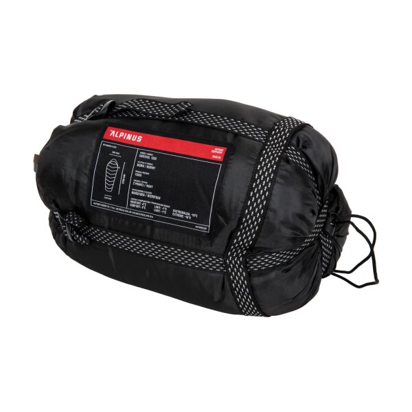 asgbox.pl - Śpiwór Alpinus Survival 1300 (+4°C / -16°C) (Prawy) Oliwkowy