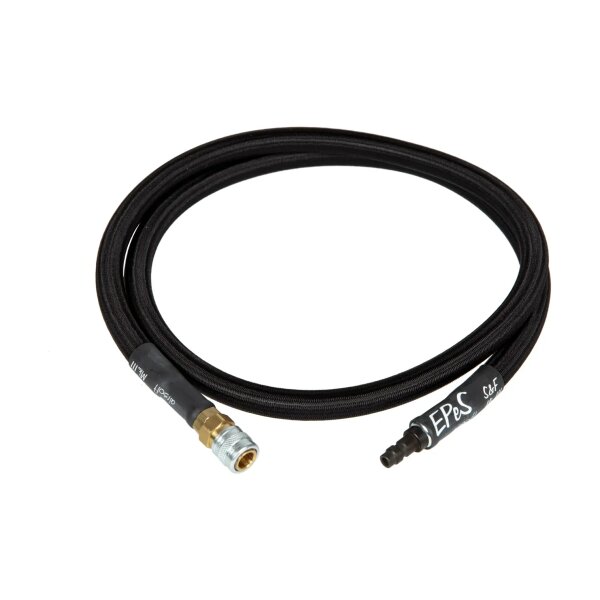 asgbox.pl - Wąż HPA S&F Mk.III z oplotem 115 cm - Czarny