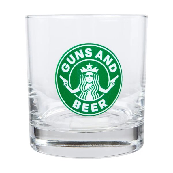 asgbox.pl - Szklanka do małego piwa Lucky Shot - Guns and Beer