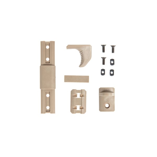 asgbox.pl - Modułowy chwyt Double Bell Hand Stop Kit na szynę MLOK Tan