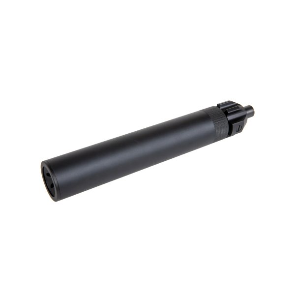 asgbox.pl - Tłumik dźwięku 5KU do replik QD MP7A1 KSC/KWA/Umarex (12mm CW) Czarny