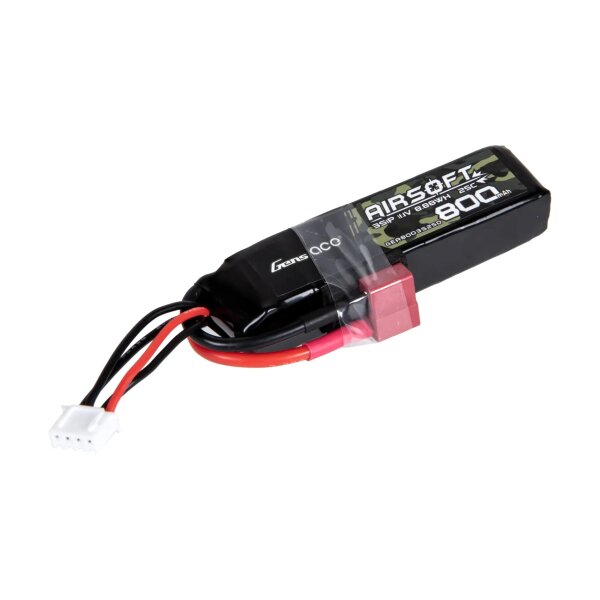 asgbox.pl - Akumulator Li-Po Gens Ace 25C 800mAh 3S1P 11.1V Deans