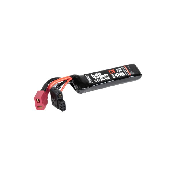 asgbox.pl - Akumulator Li-Po Specna Arms x Gens Ace 450 mAh 15C 7.7V High Voltage T-Deans G-Tech
