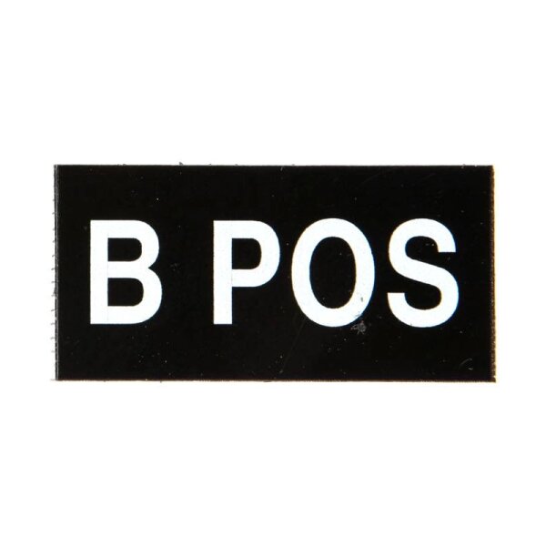asgbox.pl - Naszywka - Typ Krwi - B POS