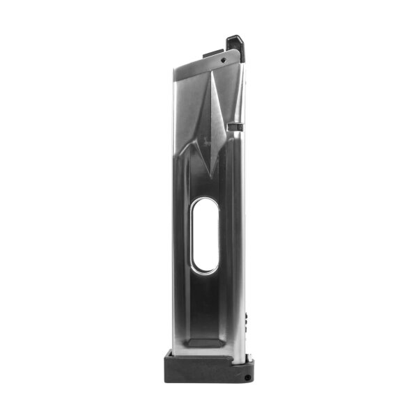 asgbox.pl - Magazynek CO2 30 kulek SRC do replik typu Hi-Capa QB Czarno-srebrny