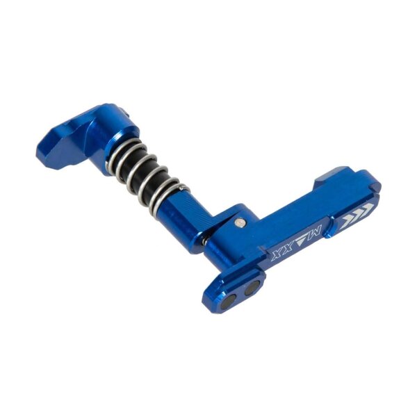 asgbox.pl - Obustronny zwalniacz magazynka CNC  M4/M16  (B) - Niebieski