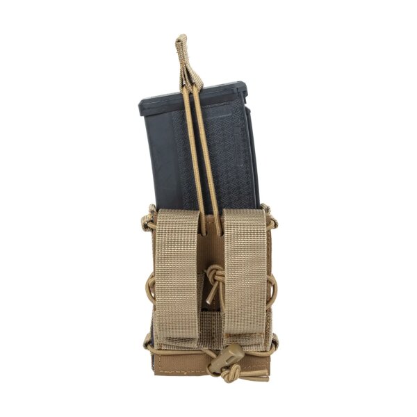 asgbox.pl - Pojedyncza ładownica typu Open Specna Arms Tactical na magazynki karabinowe Tan