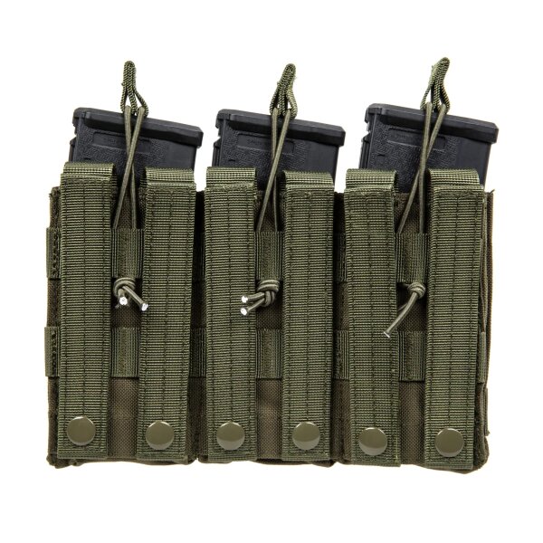 asgbox.pl - Potrójna ładownica typu Open na magazynki M4/M16 Specna Arms Oliwkowa