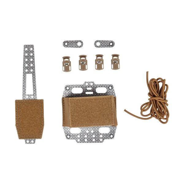 asgbox.pl - Pokrowiec na baterię NVG na hełm Wosport typu Bridge Lightweight Coyote Brown