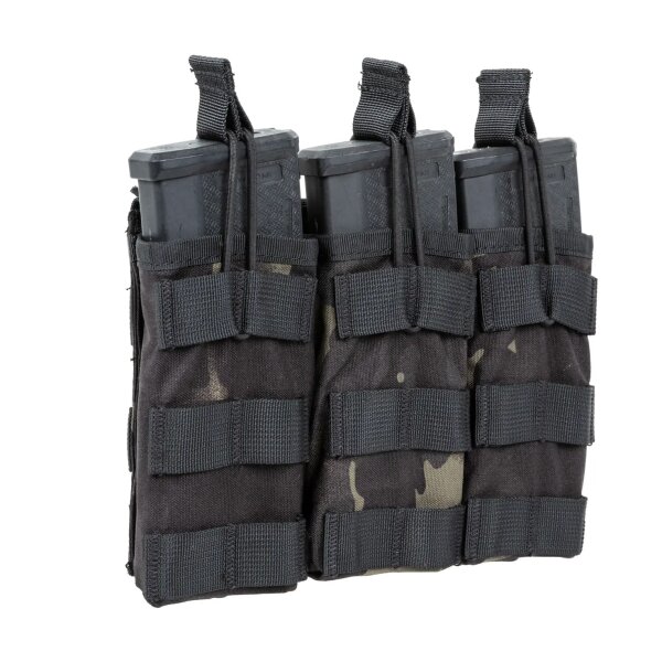 asgbox.pl - Potrójna ładownica typu Open na magazynki  M4/M16 Specna Arms Tactical MC Black