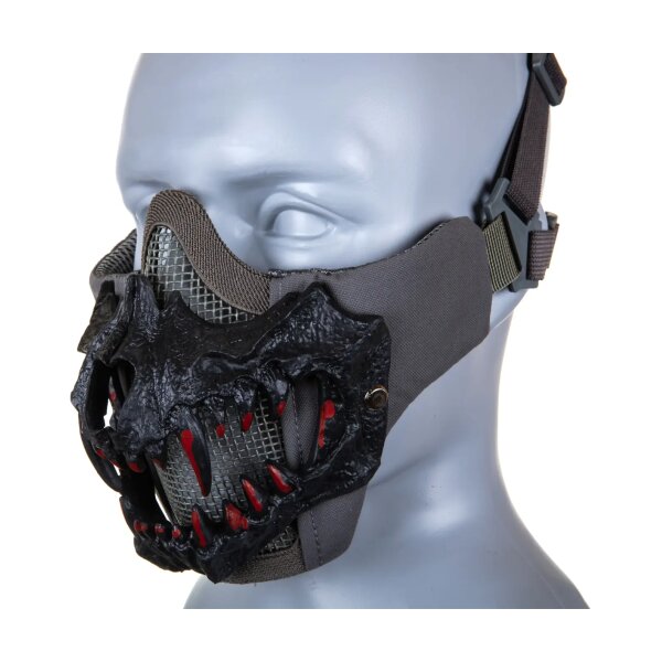 asgbox.pl - Maska Stalker EVO Fangs Upgrade Szary