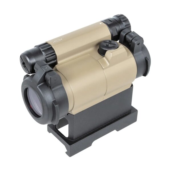 asgbox.pl - Kolimator JJ Airsoft M5 z montażem niskim/QD Tan
