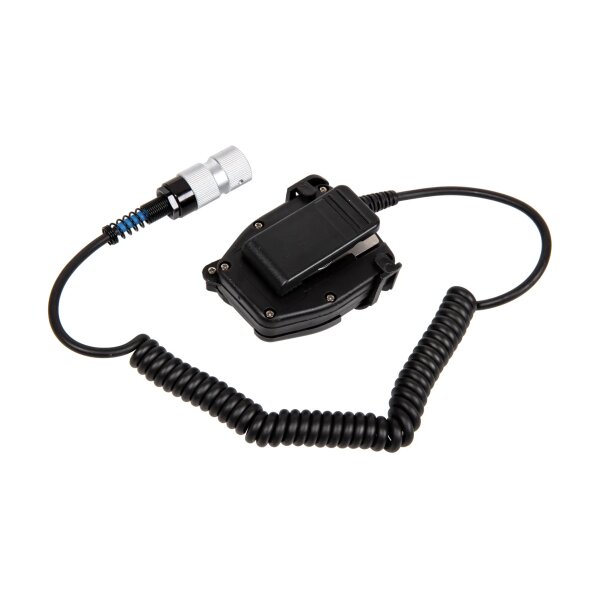 asgbox.pl - PTT typu Peltor do radia typu PRC 152/ 148 (Kabel sprężynowy)