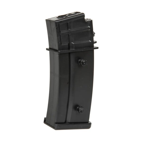 asgbox.pl - Magazynek Hi-Cap do replik G36 na 470 kulek - Czarny