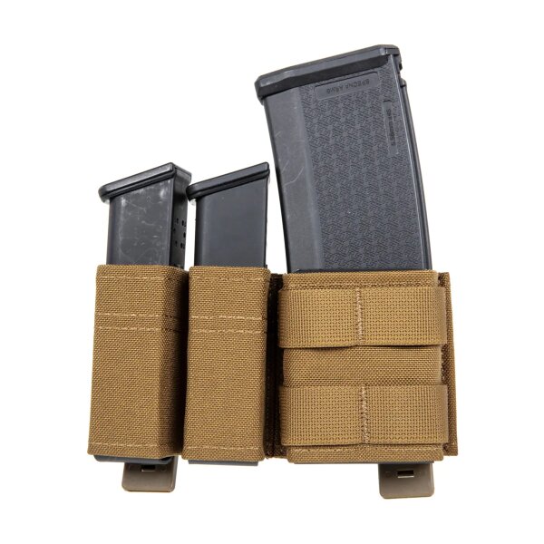 asgbox.pl - Podwójna ładownica na magazynki Wosport Combo Coyote Brown