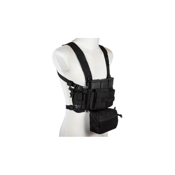 asgbox.pl - Taktyczny Chest Rig typu Mk4 - Czarny