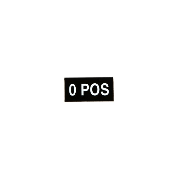 asgbox.pl - Naszywka - Typ Krwi - 0 POS