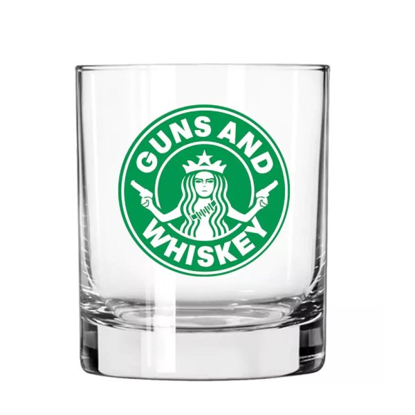 asgbox.pl - Szklanka do Whisky - GUNS AND WHISKEY