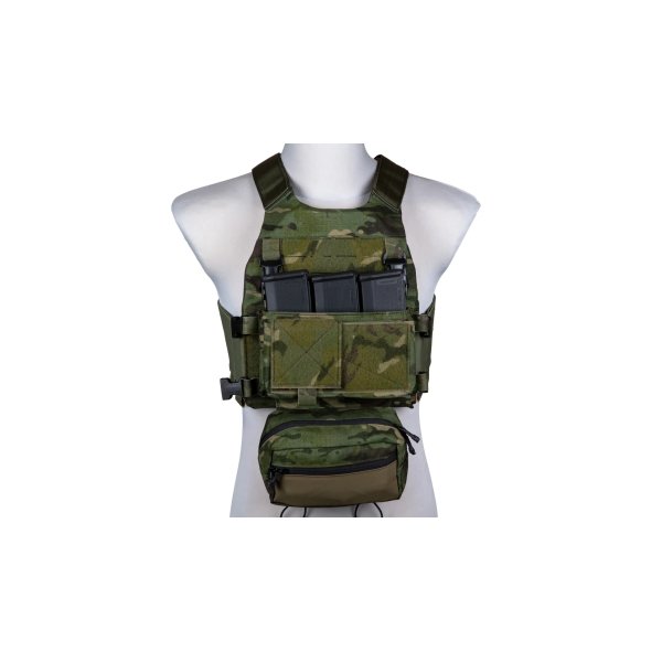 asgbox.pl - Kamizelka taktyczna typu FCS wraz z panelem typu MK Chest Rig - MC Tropic