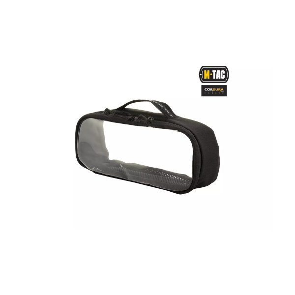 asgbox.pl - Organizer Ergonomiczny Przezroczysty Elite Medium - Czarny