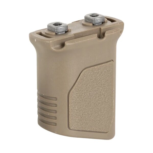 asgbox.pl - Chwyt przedni Strike Industries M-LOK Angled Vertical Grip Short Flat Dark Earth