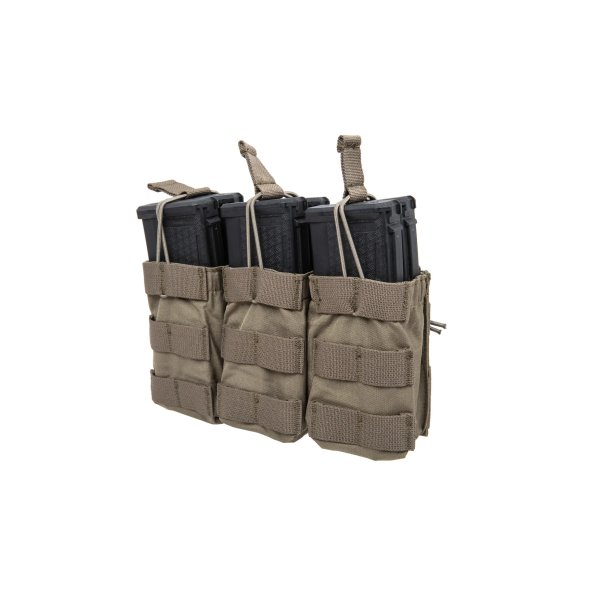 asgbox.pl - Potrójna ładownica Open na magazynki typu 7.62 Emerson Gear Ranger Green