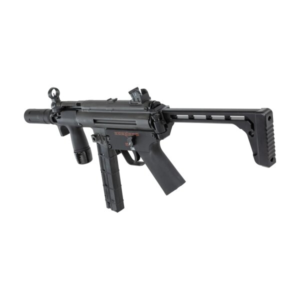 asgbox.pl - Pistolet maszynowy ASG BOLT Airsoft SWAT K (B.R.S.S) z atrapą tłumika dźwięku