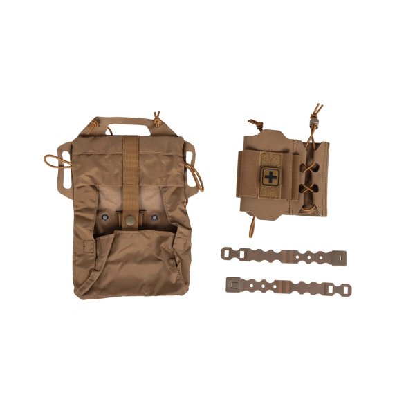 asgbox.pl - Taktyczna apteczka zrywana z panelem Molle Wosport Coyote Brown