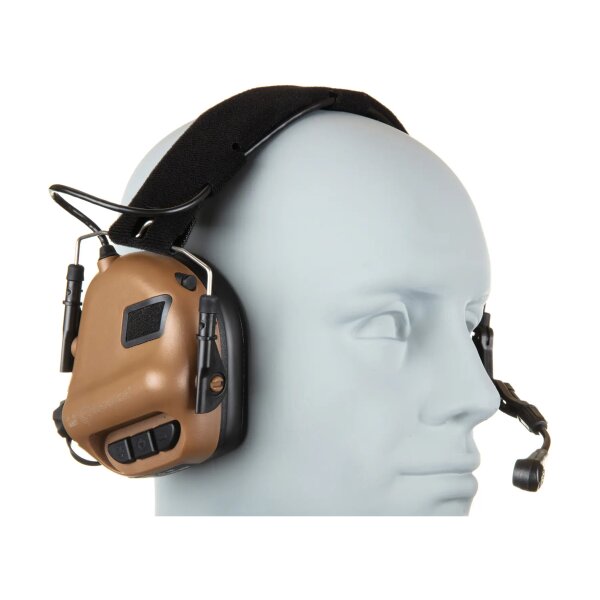asgbox.pl - Aktywne ochronniki słuchu Earmor M32 MOD.4 Coyote Brown