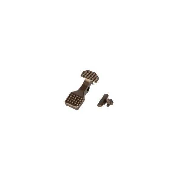 asgbox.pl - Wzmocniony Bolt Catch do replik M4/M16 AEG - Flat Dark Earth
