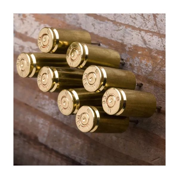 asgbox.pl - Pinezki z łusek 9mm (8 szt.) - Mosiądz