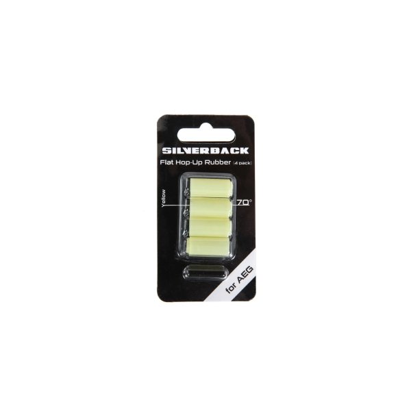 asgbox.pl - Zestaw 4 gumek Hop-Up  Silverback 70° do replik AEG