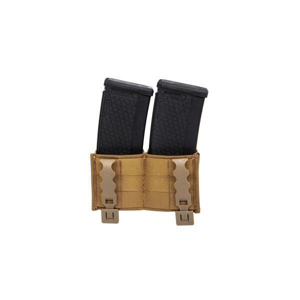 asgbox.pl - Podwójna ładownica otwarta na magazynki 5.56 mm Wosport Coyote Brown