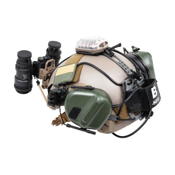 asgbox.pl - Pokrowiec na baterię NVG na hełm Wosport typu Bridge Lightweight MC Black