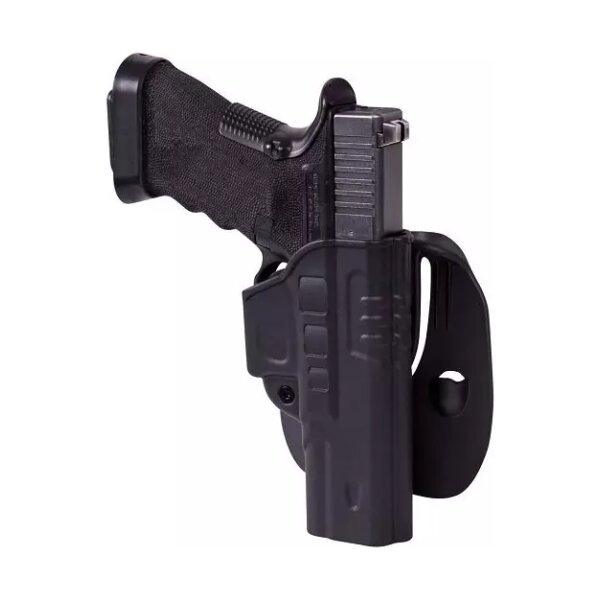 asgbox.pl - Kabura Fast Draw z płetwą na pas do pistoletów Glock 17 - czarna