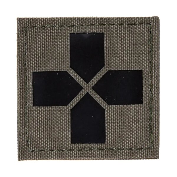 asgbox.pl - Naszywka MED Cross IR - Ranger Green