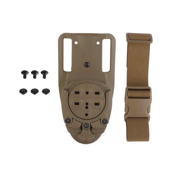 asgbox.pl - Uniwersalny adapter kabury taktycznej 360 stopni Wosport z mocowaniem na pas GB-ACC-22 Tan