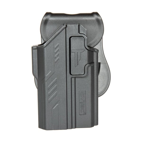 asgbox.pl - Kabura R-Defender GEN.2 do Glock 17 z latarką - Czarna